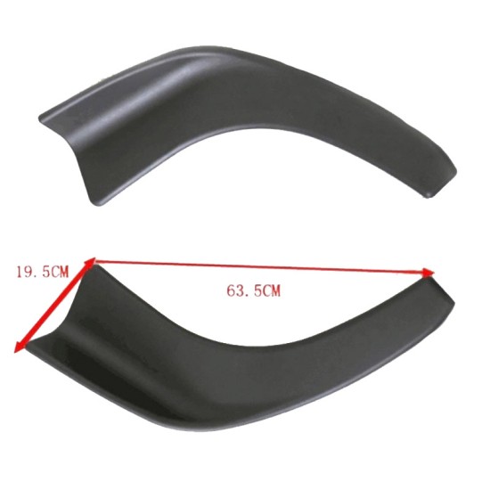 Μπροστινά Spoiler Δεξιά & Αριστερά Universal "Flaps" UT-5001-3 Από Abs Πλαστικό 2 Τεμάχια
