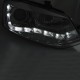 Μπροστινά Φανάρια Set Για Vw Polo 6R/ 6C 09-17 DRL Χρωμίου H9 Με Μοτέρ JunYan