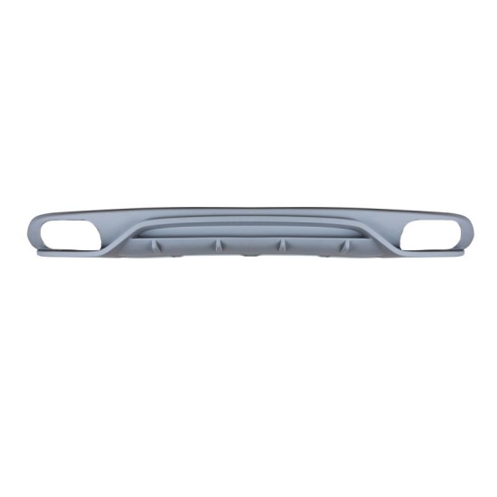 Diffuser Πίσω Προφυλακτήρα Για Audi A4 B8 08-11 Sedan/Avant ABT Look Από Abs Πλαστικό