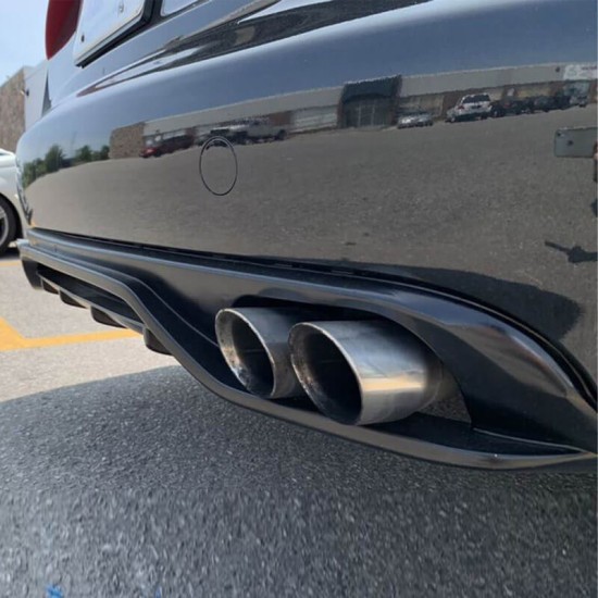 Diffuser Πίσω Προφυλακτήρα Για Audi A4 B8 08-11 Sedan/Avant ABT Look Από Abs Πλαστικό