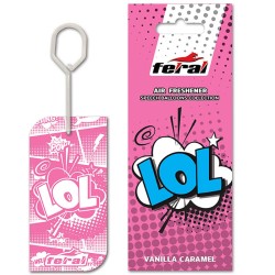 Αρωματικό Αυτοκινήτου Κρεμαστό Feral Speech Collection LOL Αρωματικό Αυτοκινήτου Κρεμαστό Feral Speech Collection LOL