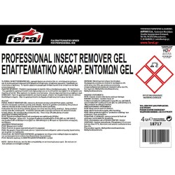 Καθαριστικό  Καλοκαιρινό Παρμπρίζ Κατά Των Εντόμων Gel Feral 4LT Καθαριστικό  Καλοκαιρινό Παρμπρίζ Κατά Των Εντόμων Gel Feral 4LT