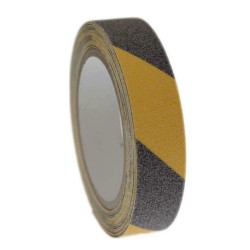 Αυτοκόλλητη Αντιολισθητική Ταινία Geko 25mm x 5m Κίτρινο / Μαύρο