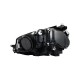 Μπροστινά Φανάρια Set Για Vw Golf VII (7) 12-17 U-Type DRL & Led Φλας Dynamic GTI R-Line Look Μαύρα H7/H7 Με Μοτέρ Carner