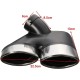 Μπούκες Εξάτμισης Για Mercedes-Benz E-Class W211 02-09 Τύπου Amg  (2 Διπλές)