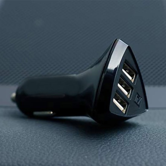 Φορτιστής Αναπτήρα Αυτοκινήτου Με 3 θύρες Usb 4.2A CC-307 Aliens Μαύρο 1 Τεμάχιο