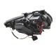 Μπροστινά Φανάρια Set Για Bmw 3 E92 / E93 06-10 U-LED 3D Angel Eyes Μαύρα Xenon D1S Sonar