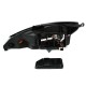 Φανάρι Μπροστινό Δεξί Για Ford Focus 01-04 Μαύρο H7/H1 TYC