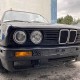Μπροστινά Φανάρια Set Για Bmw 3 E30 82-94 Angel Eyes Μαύρα H1/H1 Manual Carner