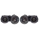 Μπροστινά Φανάρια Set Για Bmw 3 E30 82-94 Angel Eyes Μαύρα H1/H1 Manual Carner
