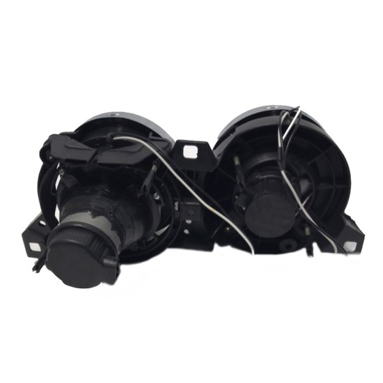 Μπροστινά Φανάρια Set Για Bmw 3 E30 82-94 Angel Eyes Μαύρα H1/H1 Manual Carner