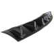Diffuser Πίσω Προφυλακτήρα Universal Με 7 Πτερύγια Carbon Look Από Abs Πλαστικό 1 Τεμάχιο