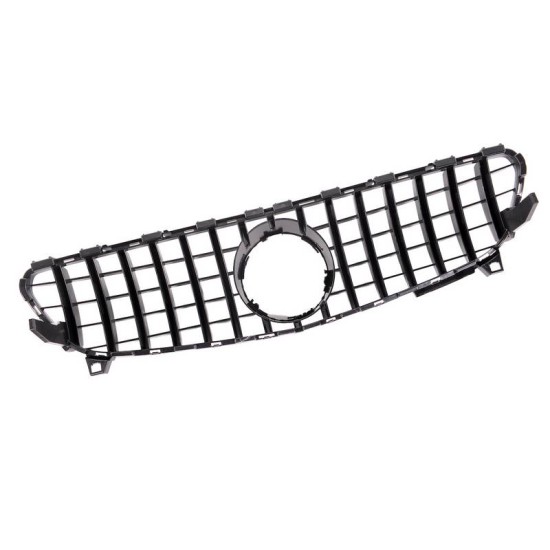 Μάσκα Για Mercedes-Benz A-Class W176 15-18 GT Amg Panamericana Look Μαύρο/Χρώμιο 1 Τεμάχιο