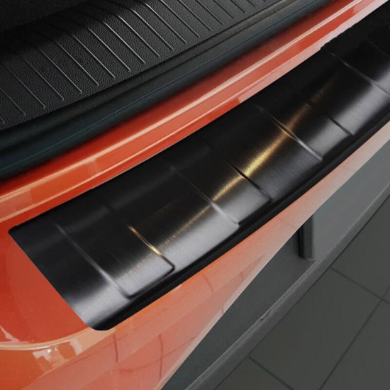 Προστατευτικό Πίσω Προφυλακτήρα Για Vw T-Roc 17+ Από Ανοξείδωτο Ατσάλι (Steel) Μαύρο