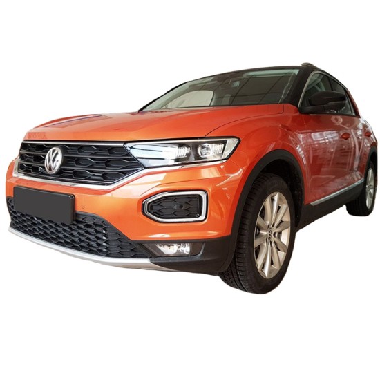 Προστατευτικό Πίσω Προφυλακτήρα Για Vw T-Roc 17+ Από Ανοξείδωτο Ατσάλι (Steel) Μαύρο