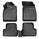 Πατάκια Σκαφάκια 3D Από Λάστιχο TPE Για Opel Astra J 2009-2015/Chevrolet Cruze 2008-2016 Rizline 4 Τεμάχια Μαύρα