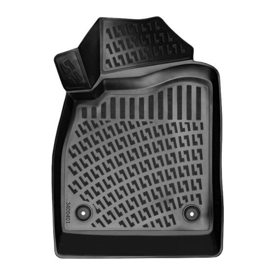 Πατάκια Σκαφάκια 3D Από Λάστιχο TPE Για Opel Astra J 2009-2015/Chevrolet Cruze 2008-2016 Rizline 4 Τεμάχια Μαύρα