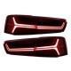 Πισινά Φανάρια Set Για Audi A6 C7 11-15 Led Bar Dynamic Κόκκινο/Crystal Eagle Eyes
