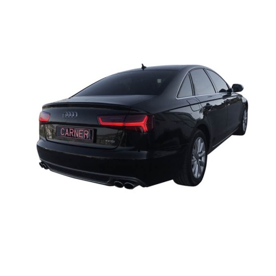 Πισινά Φανάρια Set Για Audi A6 C7 11-15 Led Bar Dynamic Κόκκινο/Crystal Eagle Eyes