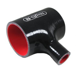 Κολάρο Σιλικόνης Tenzo-R Ενισχυμένης Σύνδεσης Από Φ76mm Σε Φ25mm Μαύρο-Κόκκινο Κολάρο Σιλικόνης Tenzo-R Ενισχυμένης Σύνδεσης Από Φ76mm Σε Φ25mm Μαύρο-Κόκκινο