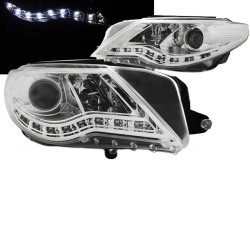 Μπροστινά Φανάρια Set Για Vw Passat CC 08-12 DRL Χρωμίου H7/H7/H7 Με Μοτέρ Depo Μπροστινά Φανάρια Set Για Vw Passat CC 08-12 DRL Χρωμίου H7/H7/H7 Με Μοτέρ Depo