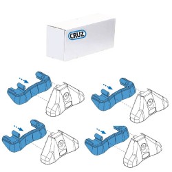 Ανταλλακτικά Λάστιχα CRUZ 932-005 Για Πόδια Optiplus Rail Σετ 4 Τεμάχια Ανταλλακτικά Λάστιχα CRUZ 932-005 Για Πόδια Optiplus Rail Σετ 4 Τεμάχια