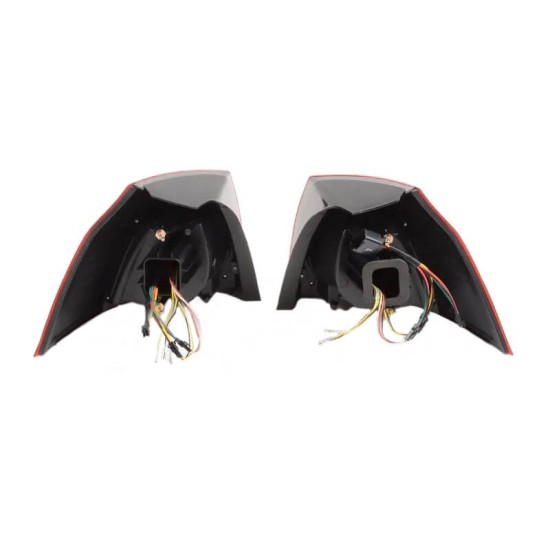 Πισινά Φανάρια Set Για Vw Golf V (5) 03-08 Led Dynamic Urban Style Μαύρα Winjet