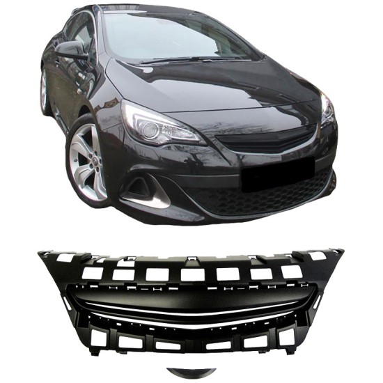 Μάσκα Για Opel Astra J 3D GTC 12-15 Χωρίς Σήμα Μαύρη 1 Τεμάχιο