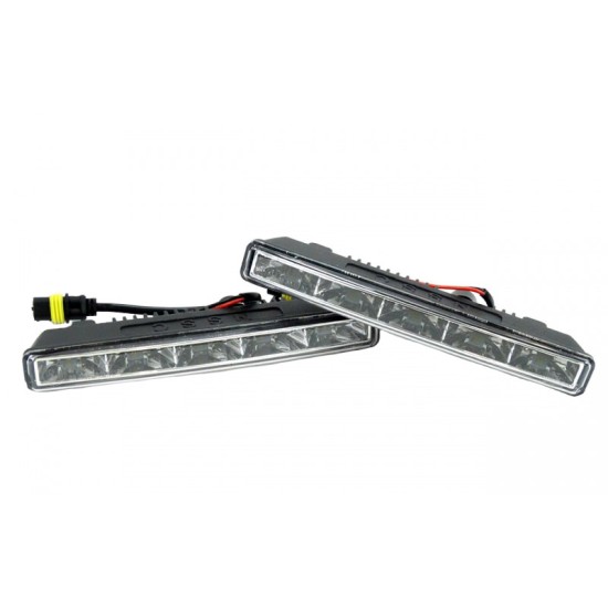DRL Set Φώτα Ημέρας Universal DRL 501 HP Mini 12-24 Volt 10.64 Watt 187 x 23.5 x 46mm 2 Τεμάχια