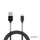 Καλώδιο Φόρτισης micro USB Μαύρο FullLINK 2,4A 100cm Amio 01431