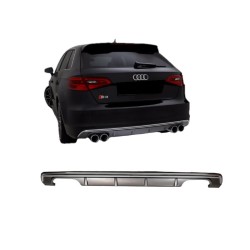 Diffuser Πίσω Προφυλακτήρα Για Audi A3 8V 13-15 Hatchback S3 Look Diffuser Πίσω Προφυλακτήρα Για Audi A3 8V 13-15 Hatchback S3 Look