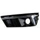 Δίχτυ Προφυλακτήρα Εμπρός Πλαινό Για Audi A4 B9 16-18 RS4 Look Γυαλιστερό Μαύρο / Ασημί Αριστερό & Δεξί 2 Τεμάχια