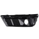 Δίχτυ Προφυλακτήρα Εμπρός Πλαινό Για Audi A4 B9 16-18 RS4 Look Γυαλιστερό Μαύρο / Ασημί Αριστερό & Δεξί 2 Τεμάχια