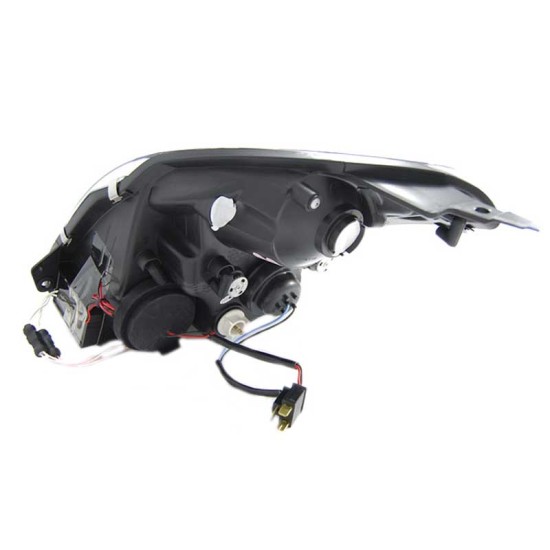 Μπροστινά Φανάρια Set Για Suzuki Swift 05-10 ccfl Angel Eyes Μαύρα H1/H1Sonar