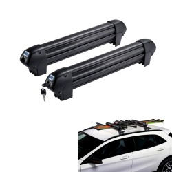 Μπάρες Βάσεις Σκι / Snowboard Cruz Ski Rack Dark 4 940-222 (4 Ζεύγη Σκι ή 2 Snowboards) 2 Τεμάχια Μπάρες Βάσεις Σκι / Snowboard Cruz Ski Rack Dark 4 940-222 (4 Ζεύγη Σκι ή 2 Snowboards) 2 Τεμάχια