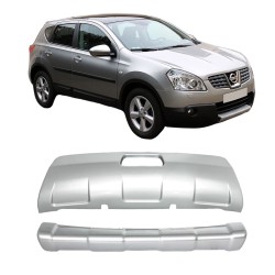 Skid Plates Προφυλακτήρων Off Road Package Για Nissan Qashqai J10 2007-2010 Ασημί 2 Τεμάχια Skid Plates Προφυλακτήρων Off Road Package Για Nissan Qashqai J10 2007-2010 Ασημί 2 Τεμάχια