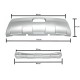 Skid Plates Προφυλακτήρων Off Road Package Για Nissan Qashqai J10 2007-2010 Ασημί 2 Τεμάχια