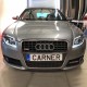 Μπροστινά Φανάρια Set Για Audi A4 B7 04-08 DRL & Led Tube & Led Signal Μαύρα H7/H1 Με Μοτέρ Reliable Auto Parts