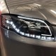 Μπροστινά Φανάρια Set Για Audi A4 B7 04-08 DRL & Led Tube & Led Signal Μαύρα H7/H1 Με Μοτέρ Reliable Auto Parts