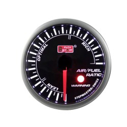 Όργανο Halmeter Air Fuel/Ratio 2" Auto Gauge Μαύρο Με Warning Light Όργανο Halmeter Air Fuel/Ratio 2" Auto Gauge Μαύρο Με Warning Light