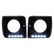 Μασκάκια Φαναριών Με DRL Για Mercedes-Benz G-Class W461/W463 90-15 G55/G65 Amg 4 Τεμάχια