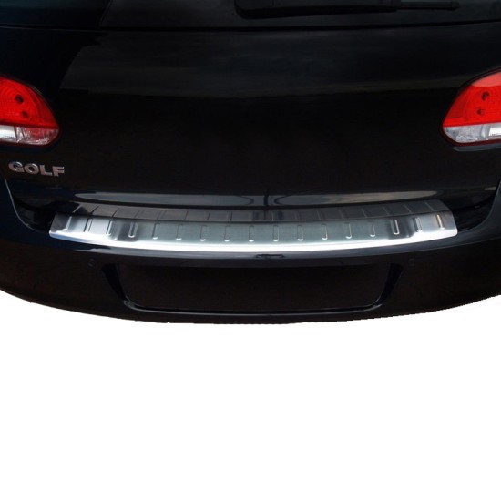 Προστατευτικό Πίσω Προφυλακτήρα Για Vw Golf VI (6) 08-12 5d Από Ανοξείδωτο Ατσάλι (Steel)
