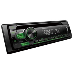 Radio Cd Usb/ Aux Universal 1 Din Pioneer DEH-S121UBG 4x50 Watt Με Αποσπώμενη Πρόσοψη / Πράσινο Φωτισμό & Remote Control