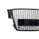 Μάσκα Για Audi A5 8T 07-11 RS5 Look Κυψελωτή Γυαλιστερό Μαύρο 1 Τεμάχιο