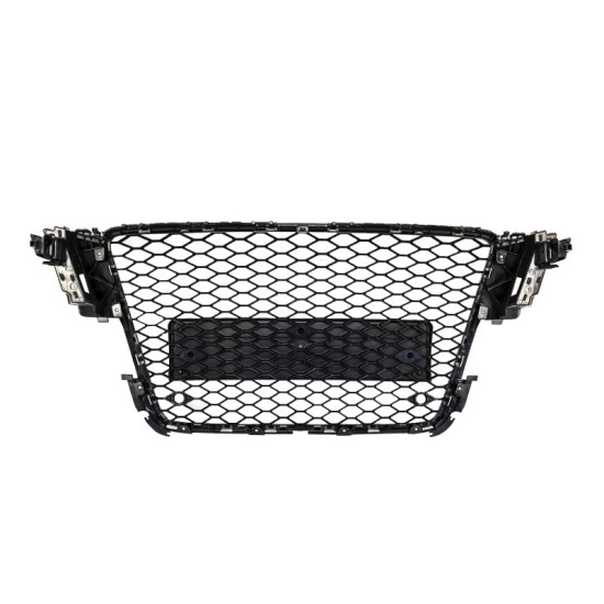 Μάσκα Για Audi A5 8T 07-11 RS5 Look Κυψελωτή Γυαλιστερό Μαύρο 1 Τεμάχιο