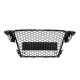 Μάσκα Για Audi A5 8T 07-11 RS5 Look Κυψελωτή Γυαλιστερό Μαύρο 1 Τεμάχιο