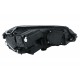 Μπροστινά Φανάρια Set Για Vw Golf 7.5 17-19 Facelift DRL & Dynamic Signal Μαύρα Με Κόκκινη Γραμμή GTI Look H7 Με Μοτέρ Carner