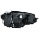 Μπροστινά Φανάρια Set Για Vw Golf 7.5 17-19 Facelift DRL & Dynamic Signal Μαύρα Με Κόκκινη Γραμμή GTI Look H7 Με Μοτέρ Carner