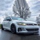 Μπροστινά Φανάρια Set Για Vw Golf 7.5 17-19 Facelift DRL & Dynamic Signal Μαύρα Με Κόκκινη Γραμμή GTI Look H7 Με Μοτέρ Carner