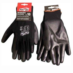 Γάντια Εργασίας Πολυεστέρα / PU No10 - XL Μαύρα 2 Τεμάχια Γάντια Εργασίας Πολυεστέρα / PU No10 - XL Μαύρα 2 Τεμάχια